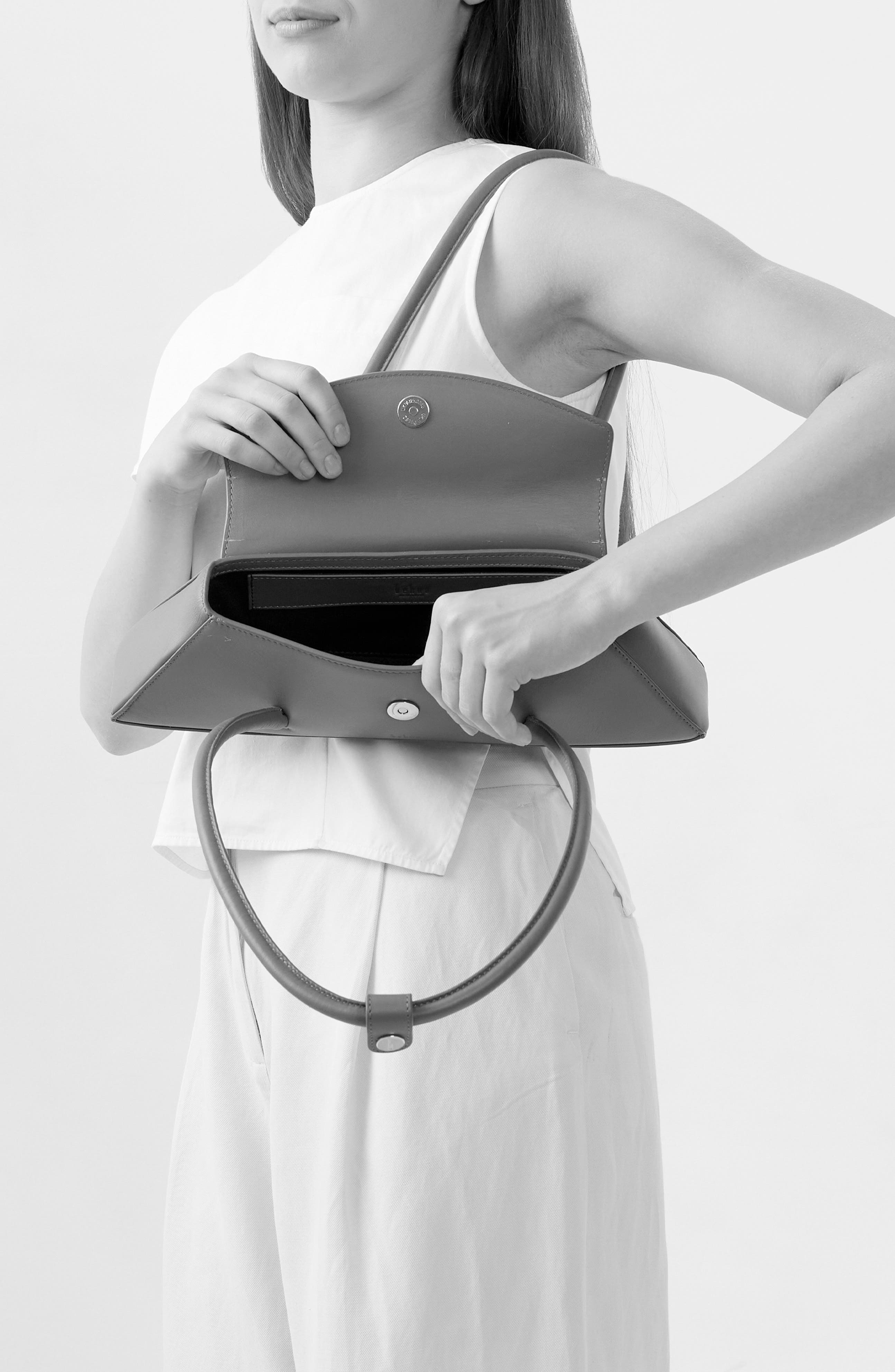 Diana Leather Shoulder Bag, Alternate, color, CACAO