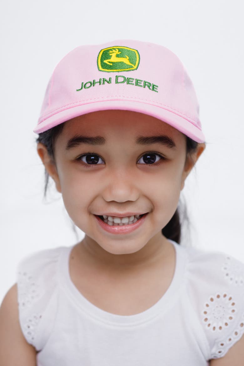 Girls' Strapback Baseball Cap (toddler & Little Kid), Alternate, color, Blossom Pink