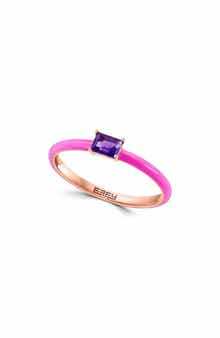 EFFY 14K Rose Gold Amethyst Ring