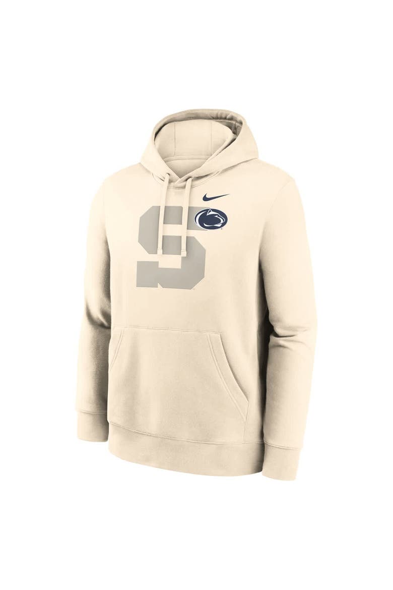 Men's Nike Cream Penn State Nittany Lions Campus Shadow Hoodie, Alternate, color, Cream