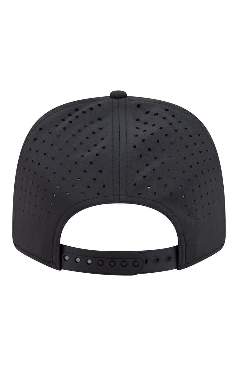 New Era Men's New Era Black Chicago Bulls Sport Rope Vented Stretch-Snap 9SEVENTY Hat, Alternate, color, Black