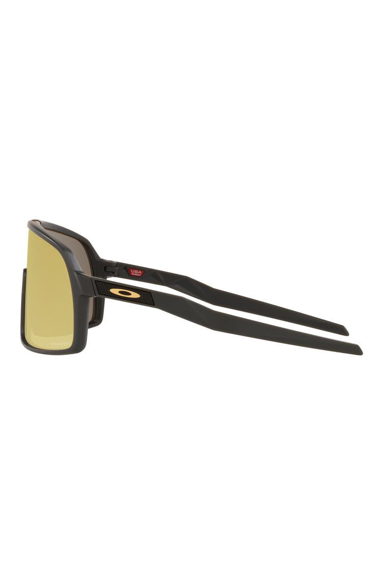 Shield Sunglasses, Alternate, color, MATTE CARBON/ PRIZM 24K