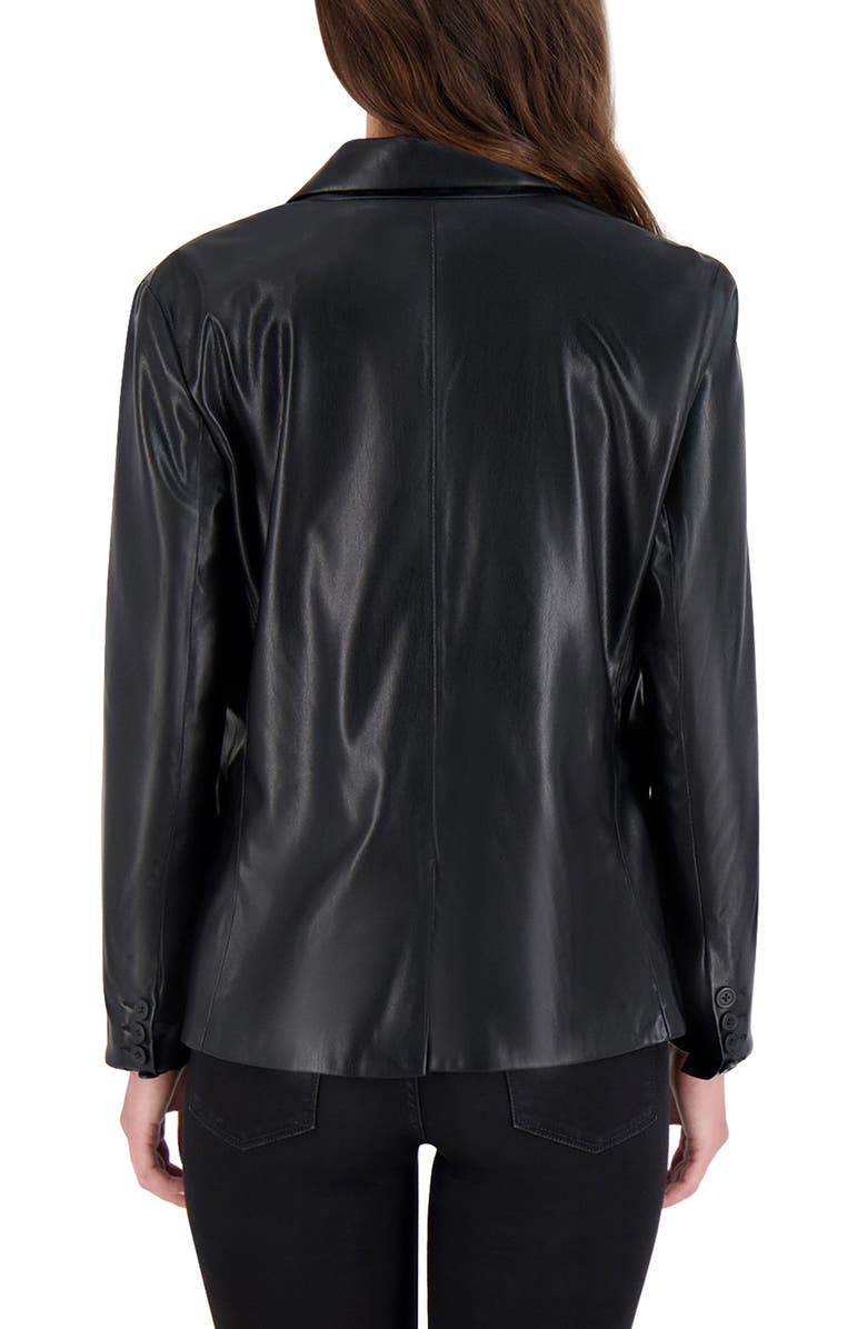 BB Dakota by Steve Madden BB Dakota Serious or Not Faux Leather Blazer, Alternate, color, 