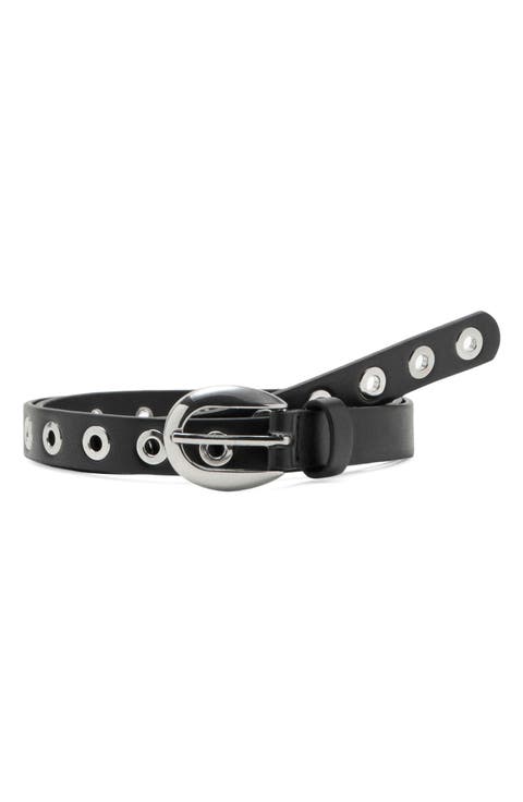 Thin Eyelets Belt