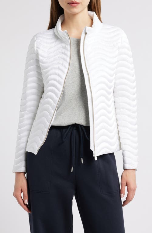 Save The Duck Pearl Water Repellent Quilted Jacket In White
