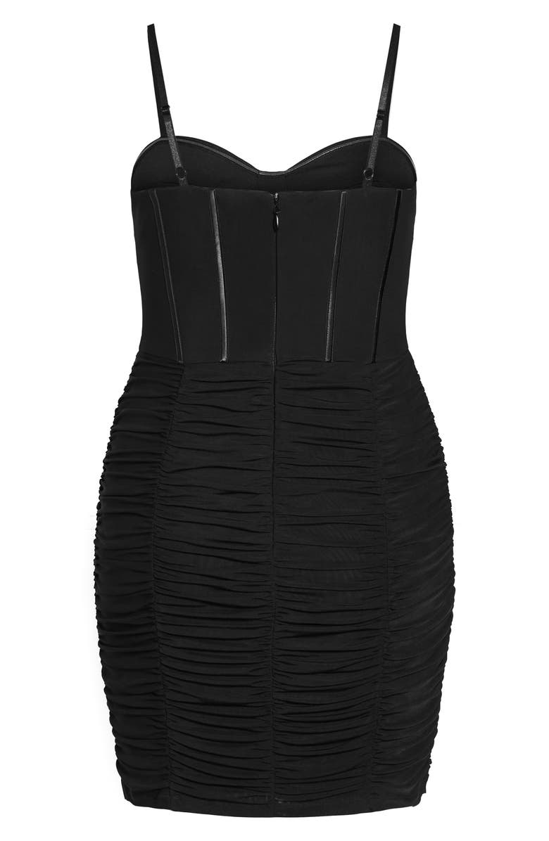 City Chic Girly Mesh Body-Con Dress, Alternate, color,