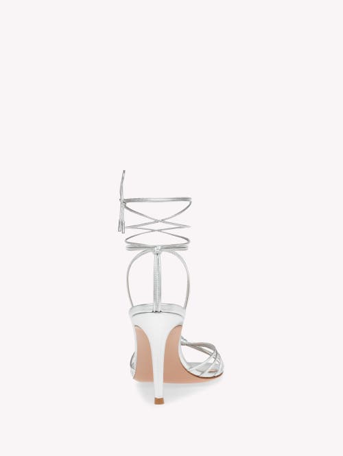 Gianvito Rossi 85mm Gwyneth Sandals In Silver