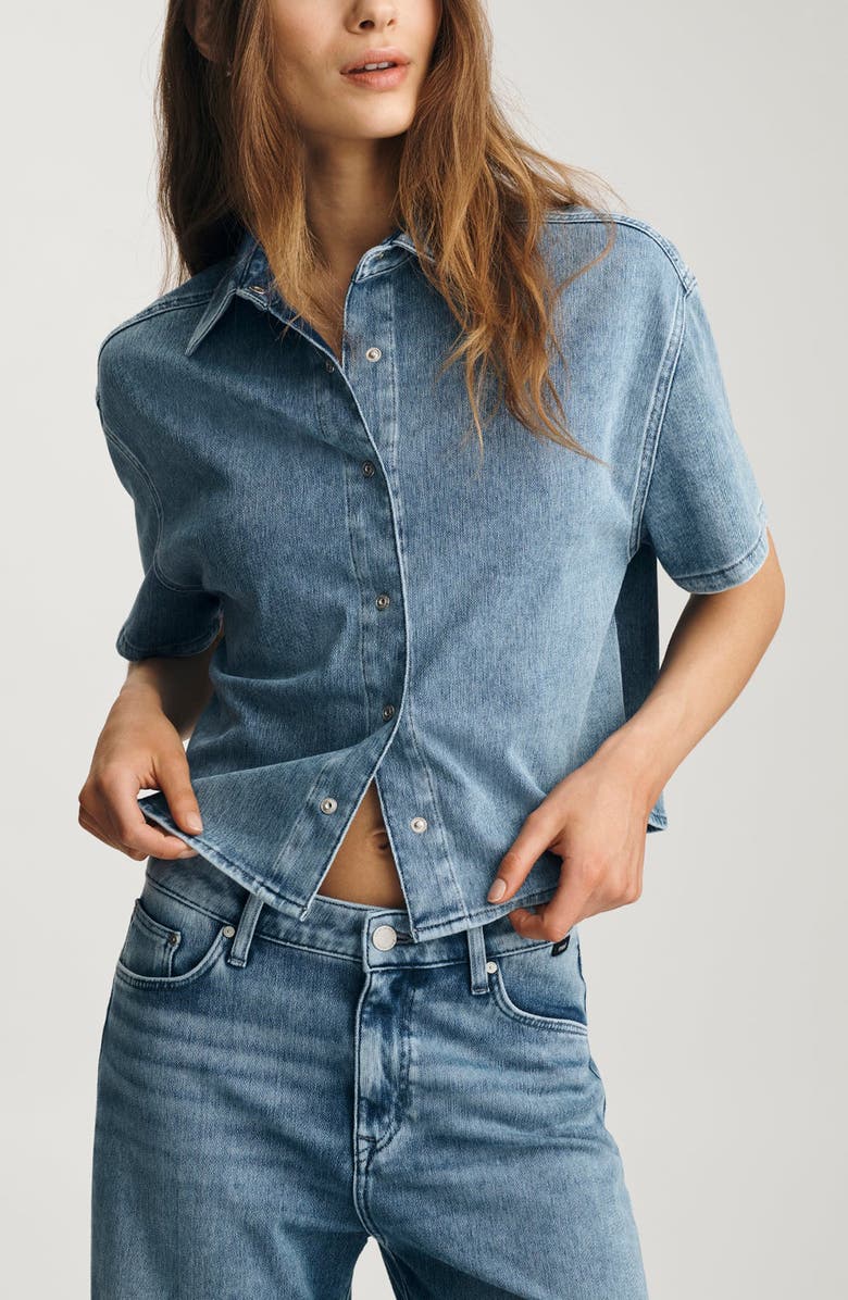 Mavi Jeans Jessie Denim Shirt, Main, color,