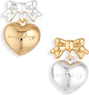 Sandy Liang Ballerina Mismatched Drop Earrings