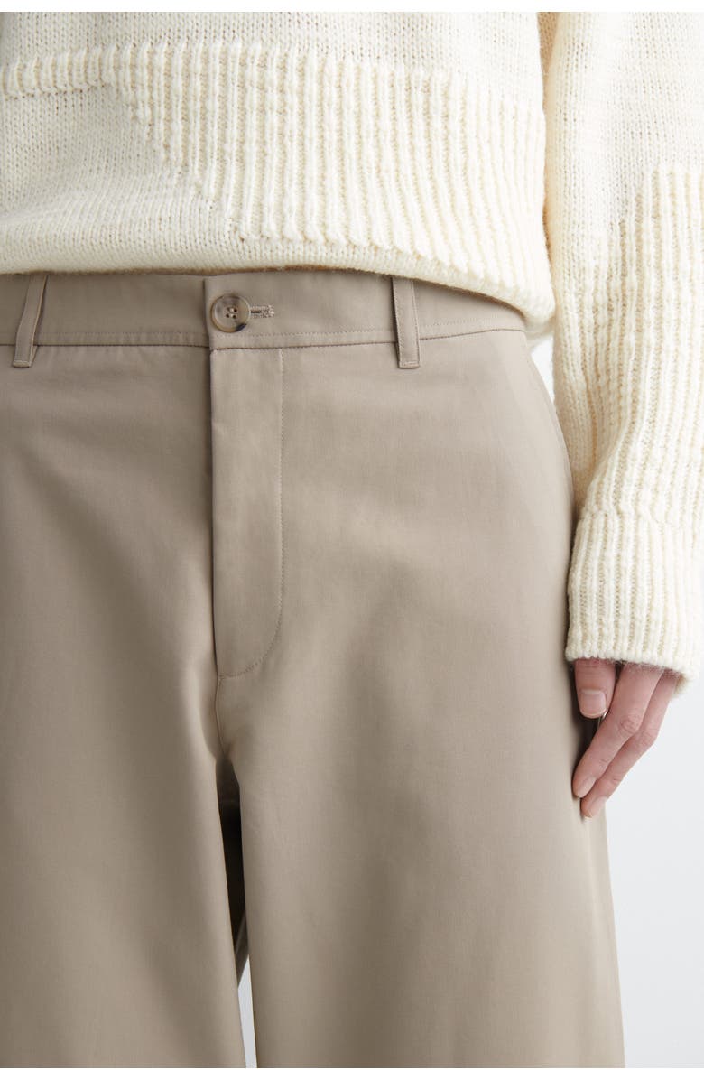 COS Cotton Straight-Leg Chinos, Alternate, color, Beige