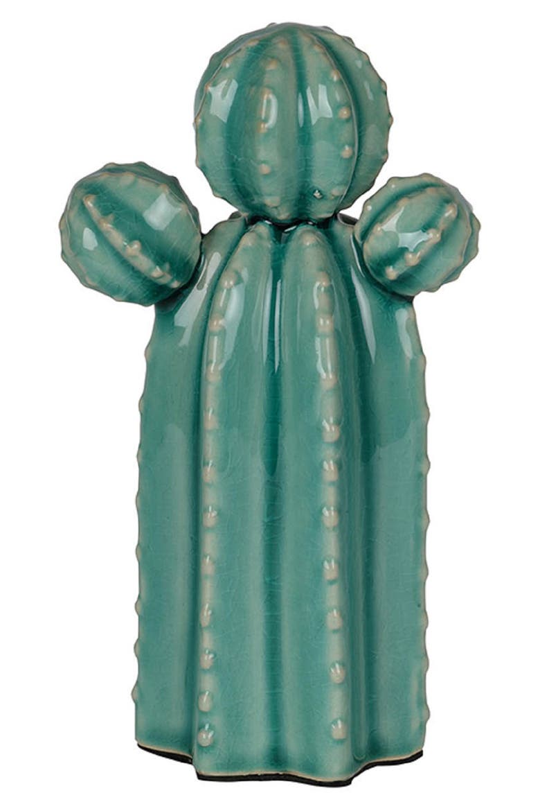 Ceramic Cactus Sculpture, Main, color, CACTUS
