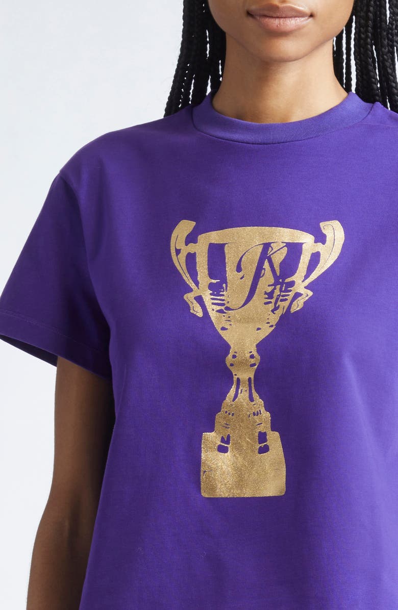 JULIE KEGELS Jony Cotton T-Shirt, Alternate, color, Purple