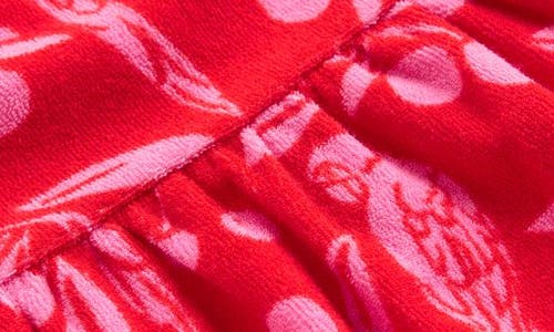 Mini Boden Kids' Ariel Parrot Print French Terry Twirly Dress