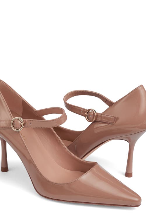 Lk Bennett Camille Court Mary Jane Pointed Toe Pump In Brown