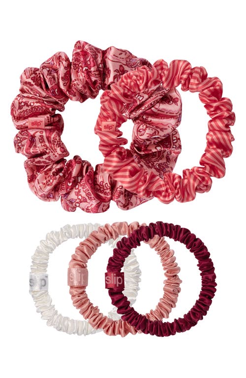 Slip Harriet 5-pack Assorted Scrunchies Set In Harriet