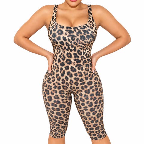 X Yahaira Jumpsuit With Triple Tummy Layer Above The Knee