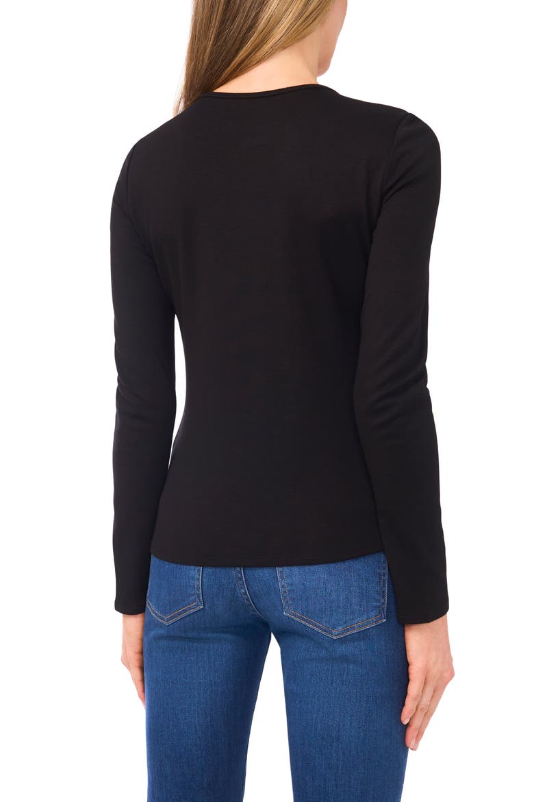 Long Sleeve Knit Top, Alternate, color, RICH BLACK