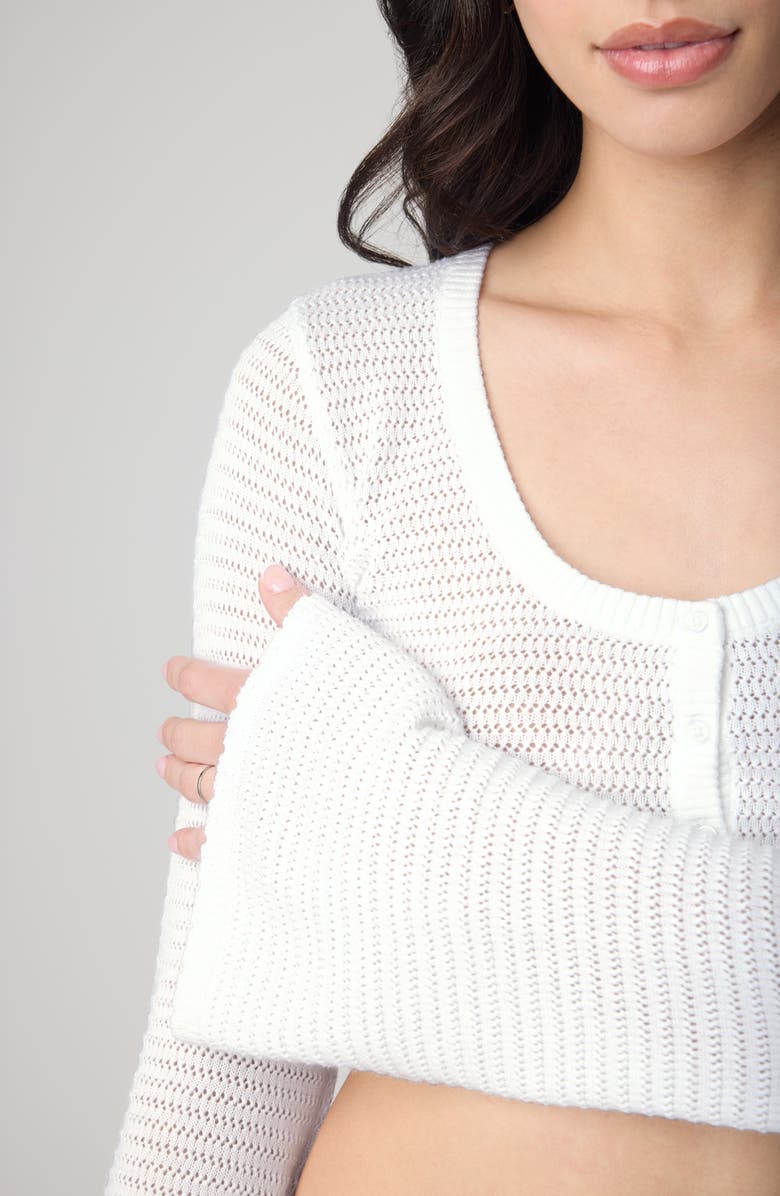 Florence by Mills Crop Cardigan, Alternate, color, White