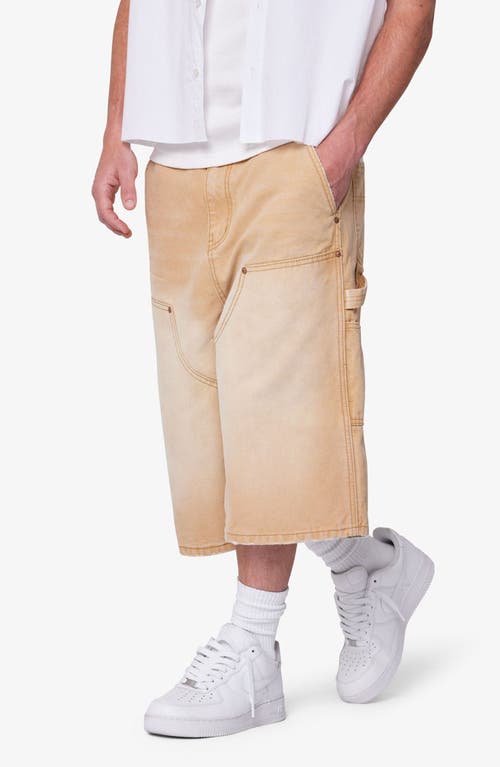 Mnml Ultra Baggy Carpenter Shorts In Neutral
