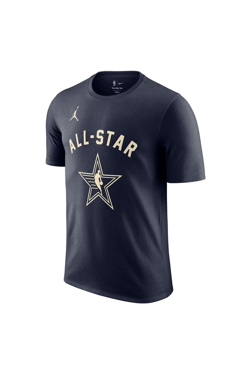 Jordan Brand Men's Jordan Brand Jayson Tatum Navy 2024 NBA All-Star Game Player Name & Number T-Shirt, Alternate, color, 