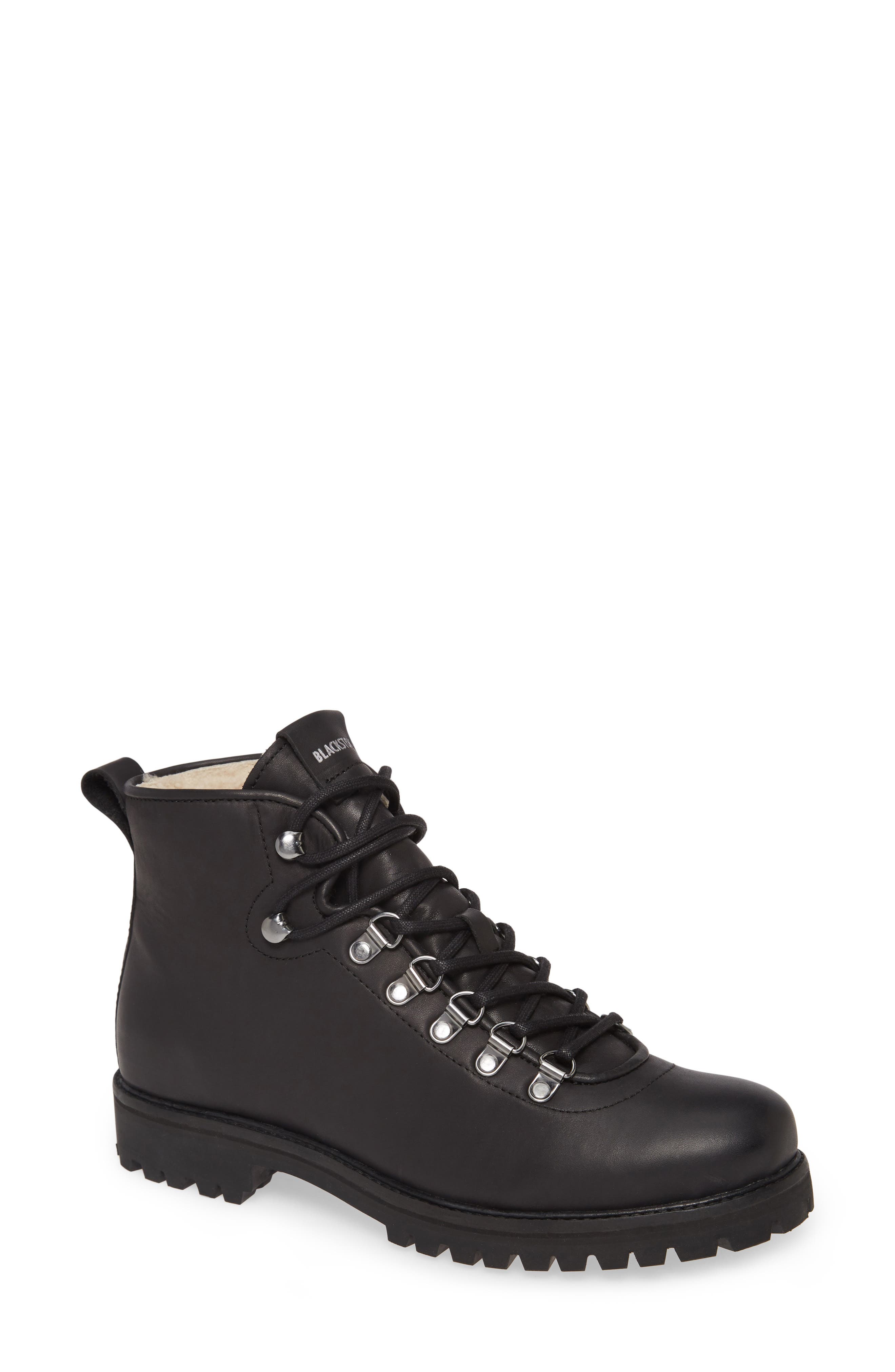 Blackstone SL81 Genuine Shearling Lined Hiking Boot, Main, color, 
