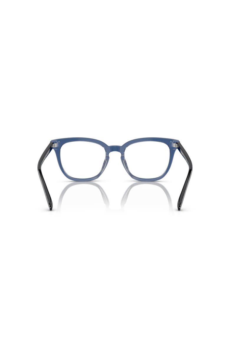 COACH 49mm Square optical glasses, Alternate, color, Blue