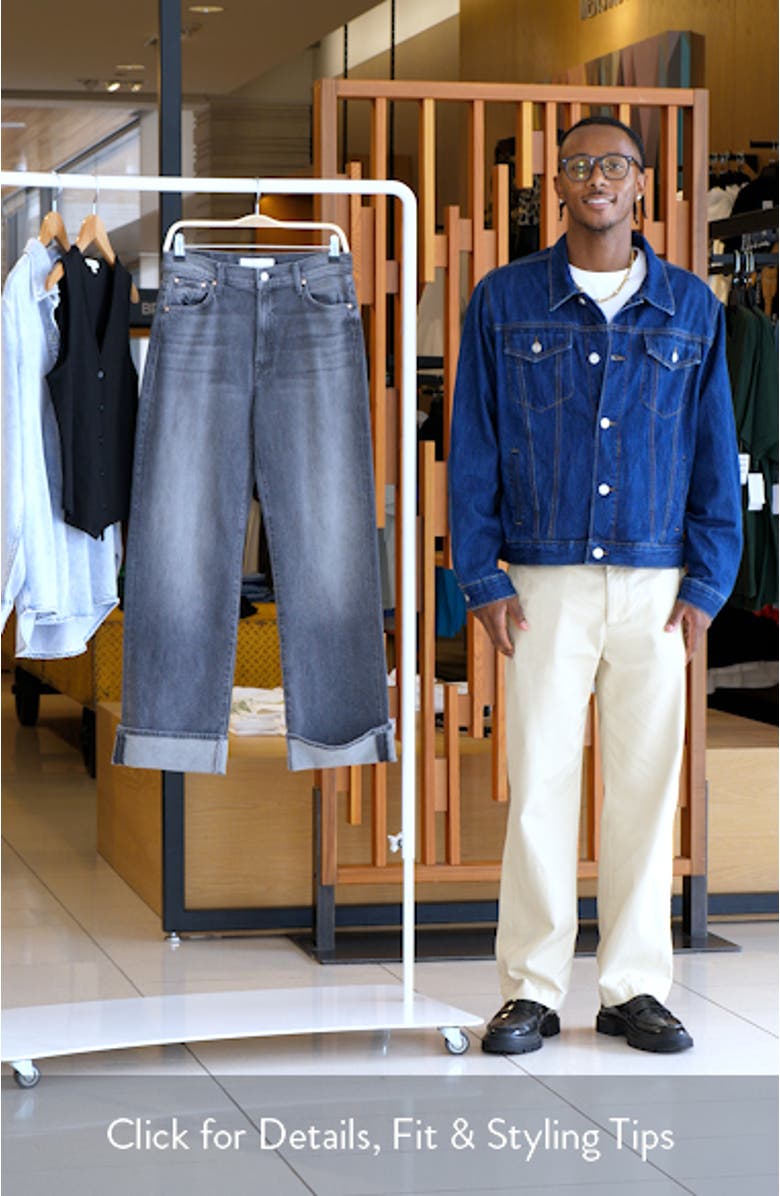 The Dodger Skimp High Waist Cuffed Hem Wide Leg Jeans, sales video thumbnail