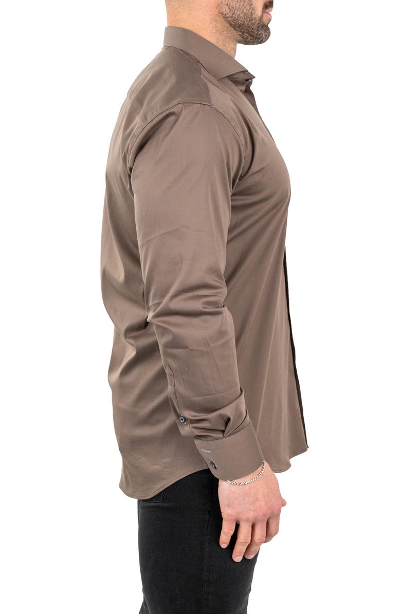Maceoo Einstein StretchSolid Button-Up Shirt, Alternate, color, 