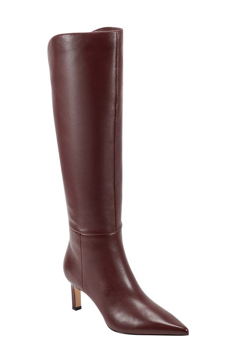 Esmee Pointed Toe Knee High Boot (Women)