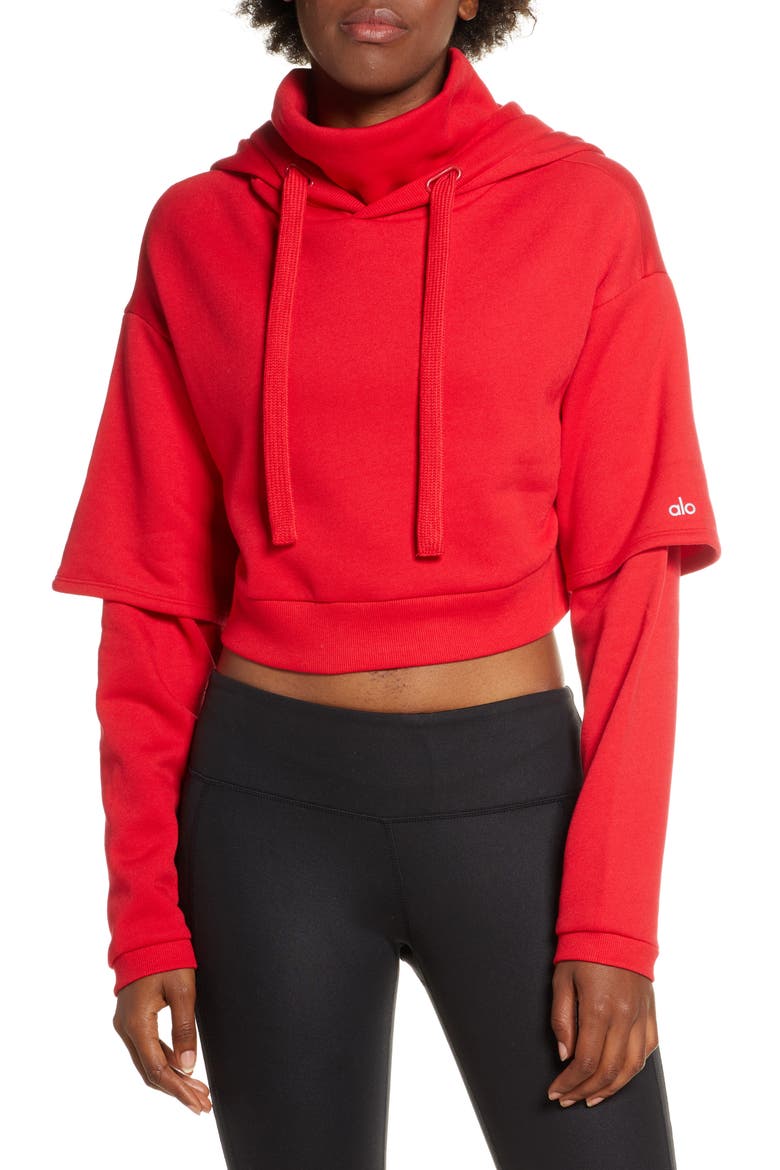 Eternal Hoodie, Main, color, SCARLET