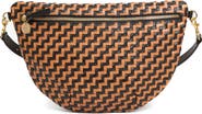 Clare V. Grande Woven Leather Belt Bag