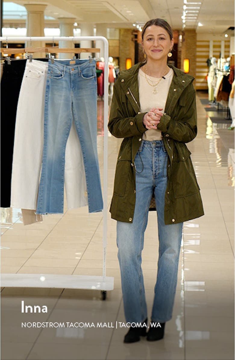 Snap Front Water Repellent Coat, sales video thumbnail