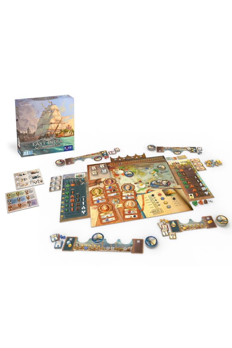 East India Companies Strategy Board Game, Alternate, color, Multicolored