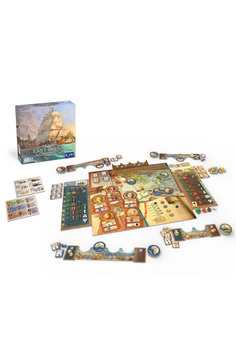 R & R Games East India Companies Strategy Board Game, Alternate, color, Multicolored