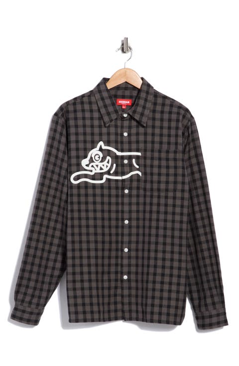 Mean Gene Long Sleeve Button-Up Shirt