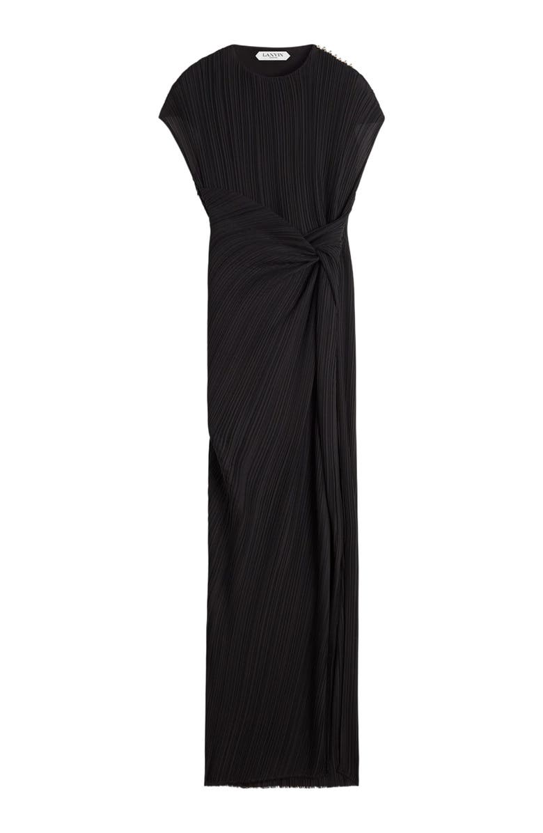 Lanvin ASYMMETRICAL PLEATED DRESS, Alternate, color, 