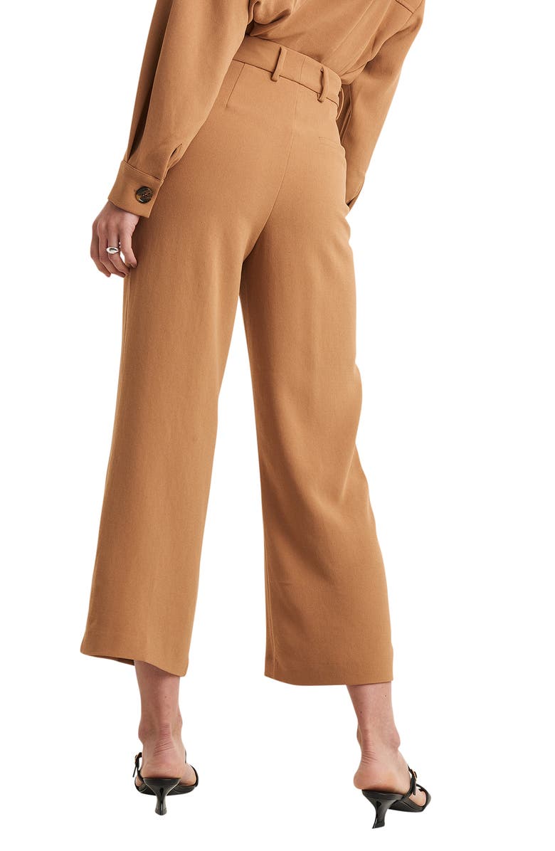 NA-KD Wide Leg Crop Pants, Alternate, color, 