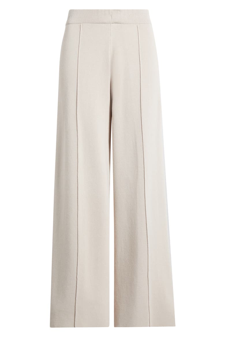 Wide Leg Sweater Knit Pants, Alternate, color, IVORY