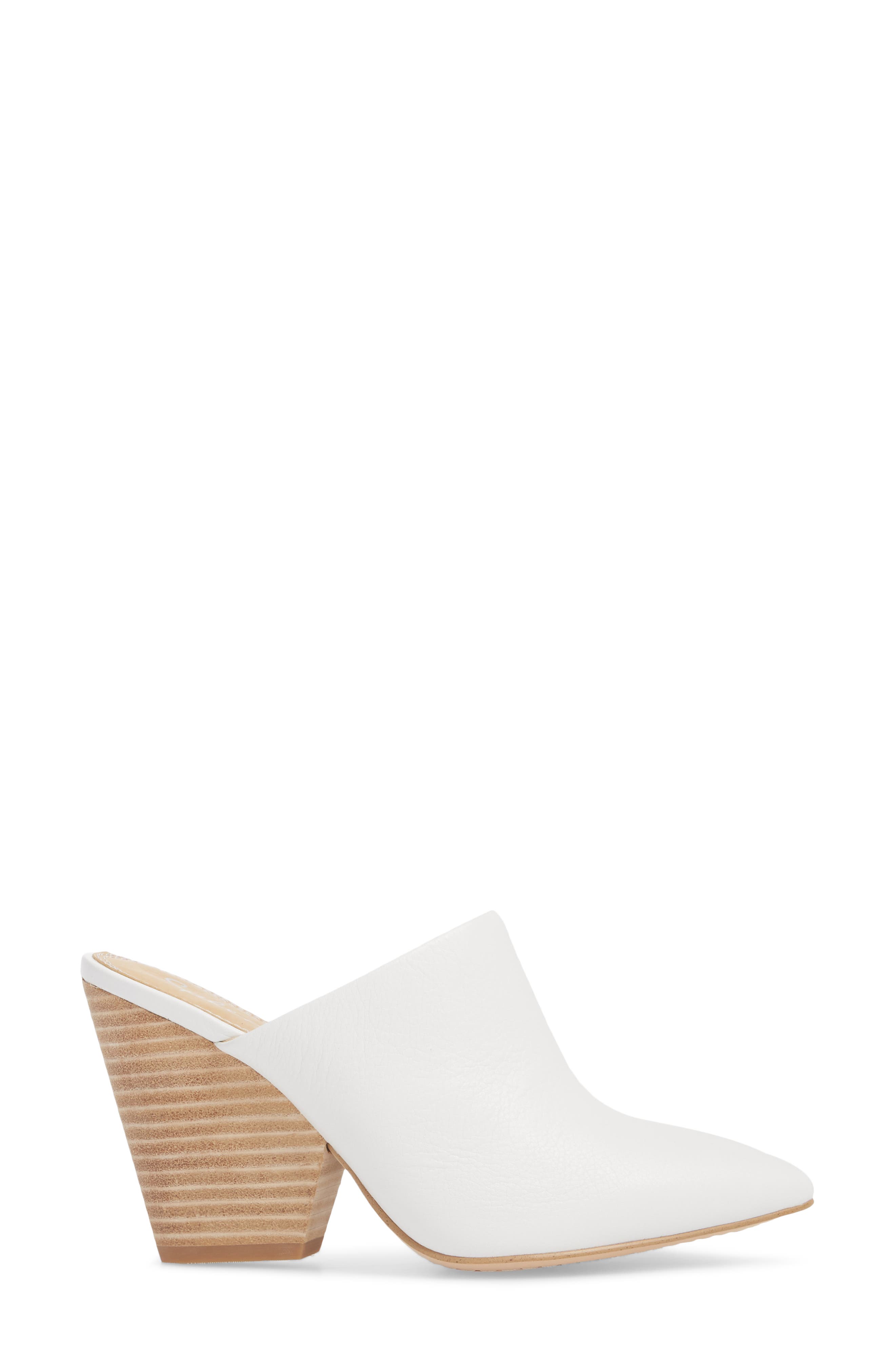 Nala Mule, Alternate, color, SNOW WHITE LEATHER