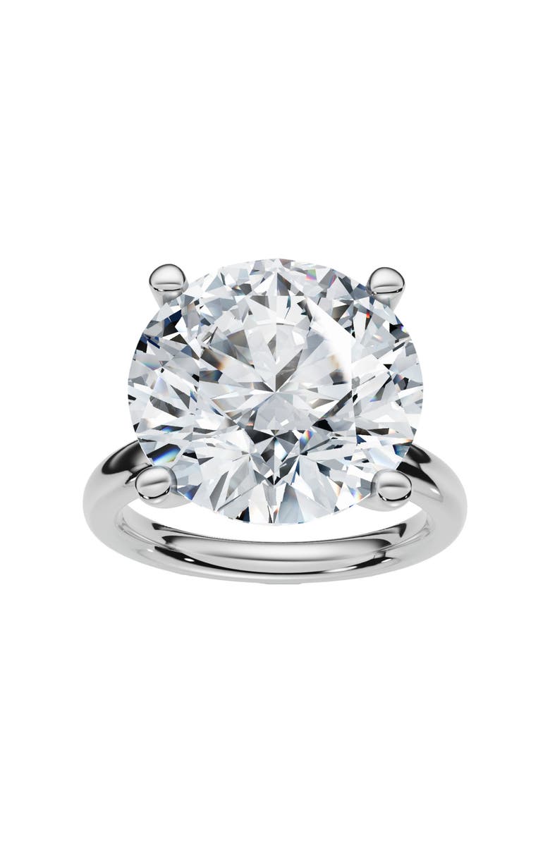 Bliss Diamond Certified 9Ct Aurora Solitaire Diamond Engagement Ring Lab Grown, Main, color, 