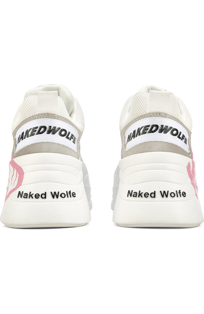 Naked Wolfe Track Logo Chunky Platform Sneaker, Alternate, color,