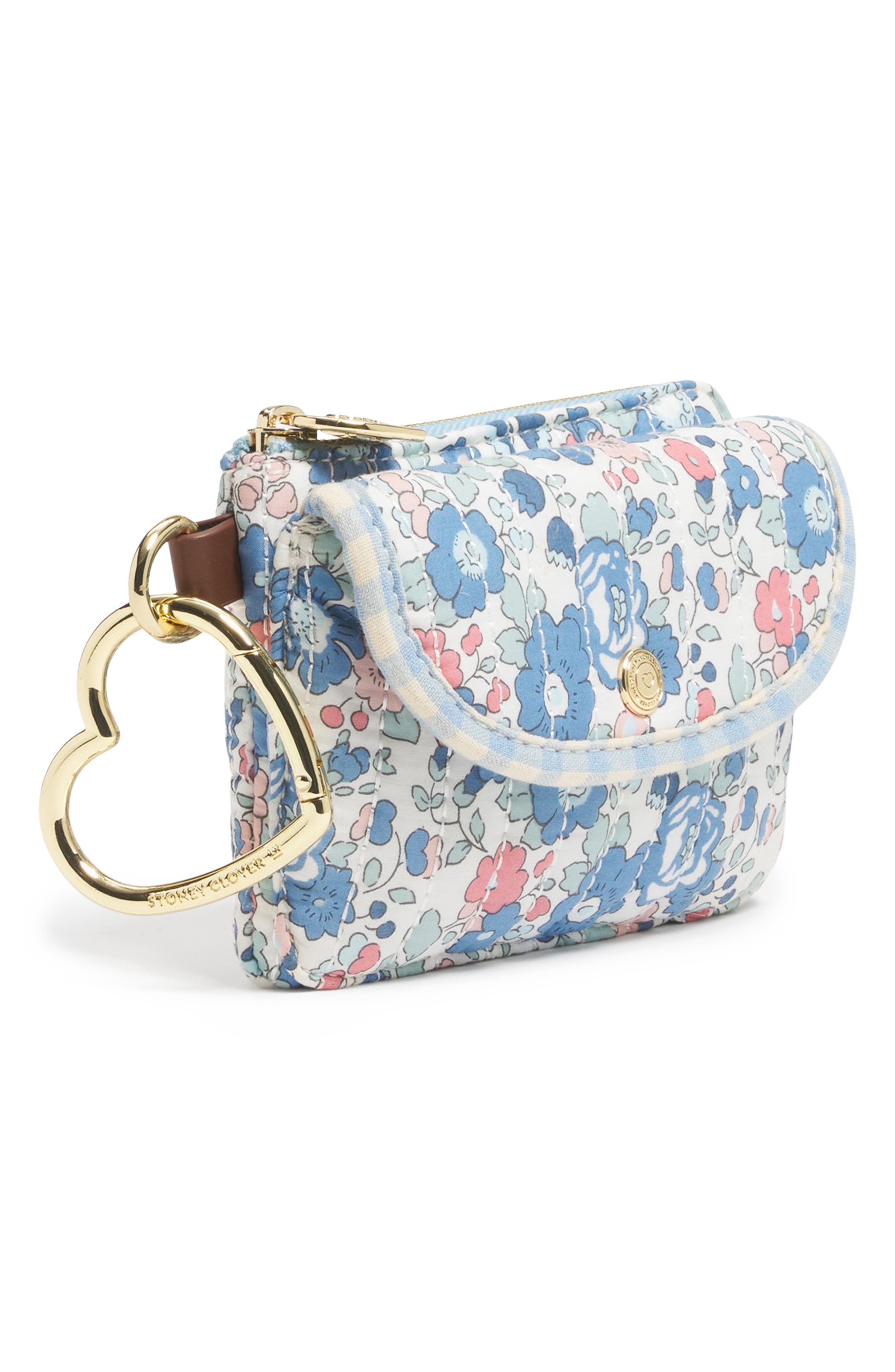 Stoney Clover Lane x Liberty Quilted Cotton Wallet Pouch, Alternate, color, Betsy