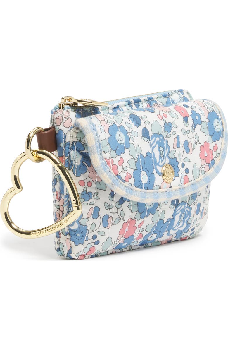 Stoney Clover Lane x Liberty Quilted Cotton Wallet Pouch, Alternate, color, Betsy