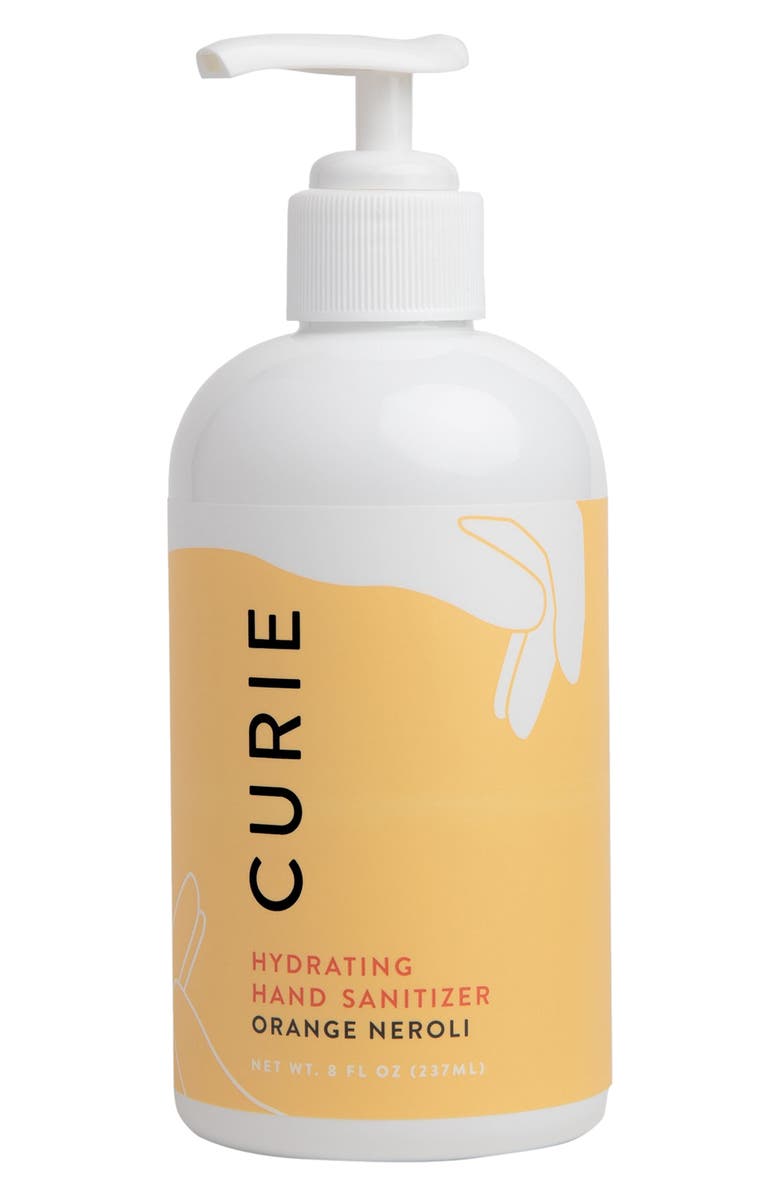 CURIE Orange Neroli Hydrating Hand Sanitizer, Main, color, 