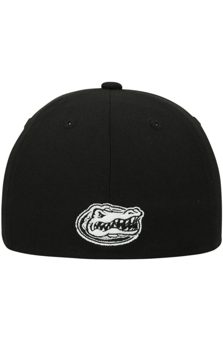 New Era Men's New Era Florida Gators Black & White 59FIFTY Fitted Hat, Alternate, color,