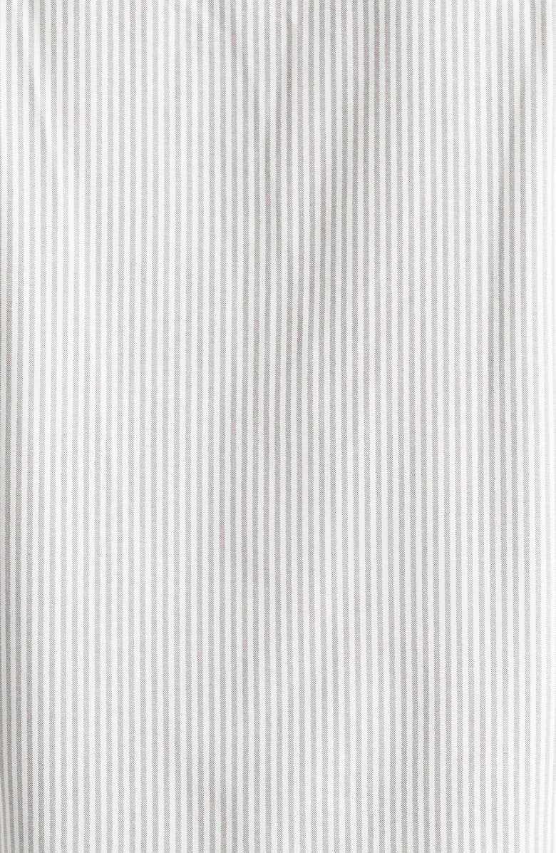 Noah Oxford Cotton Button-Down Shirt, Alternate, color, White / Brown