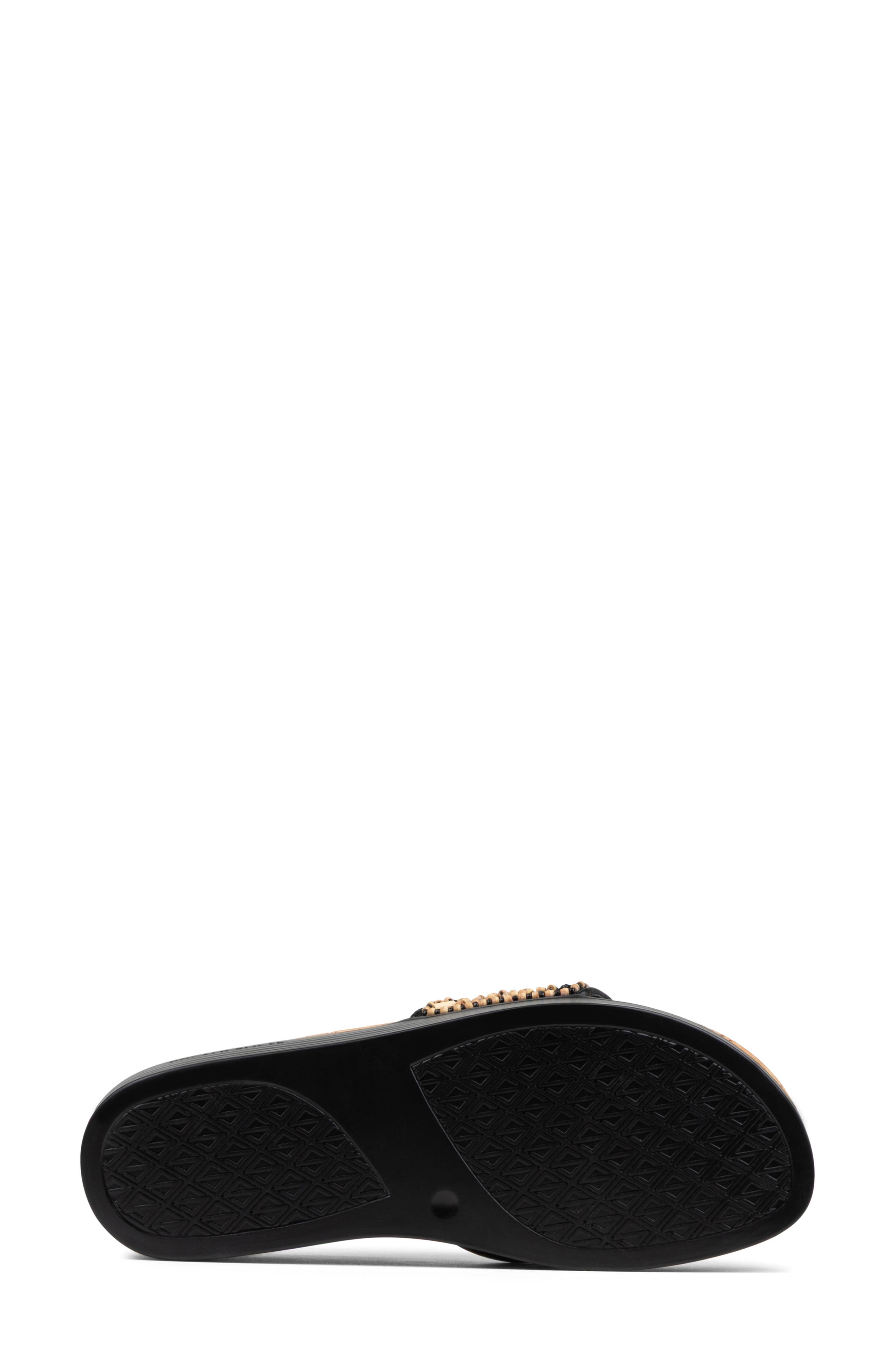 Donald Pliner Fifi Wedge Sandal, Alternate, color, Black/ Nature