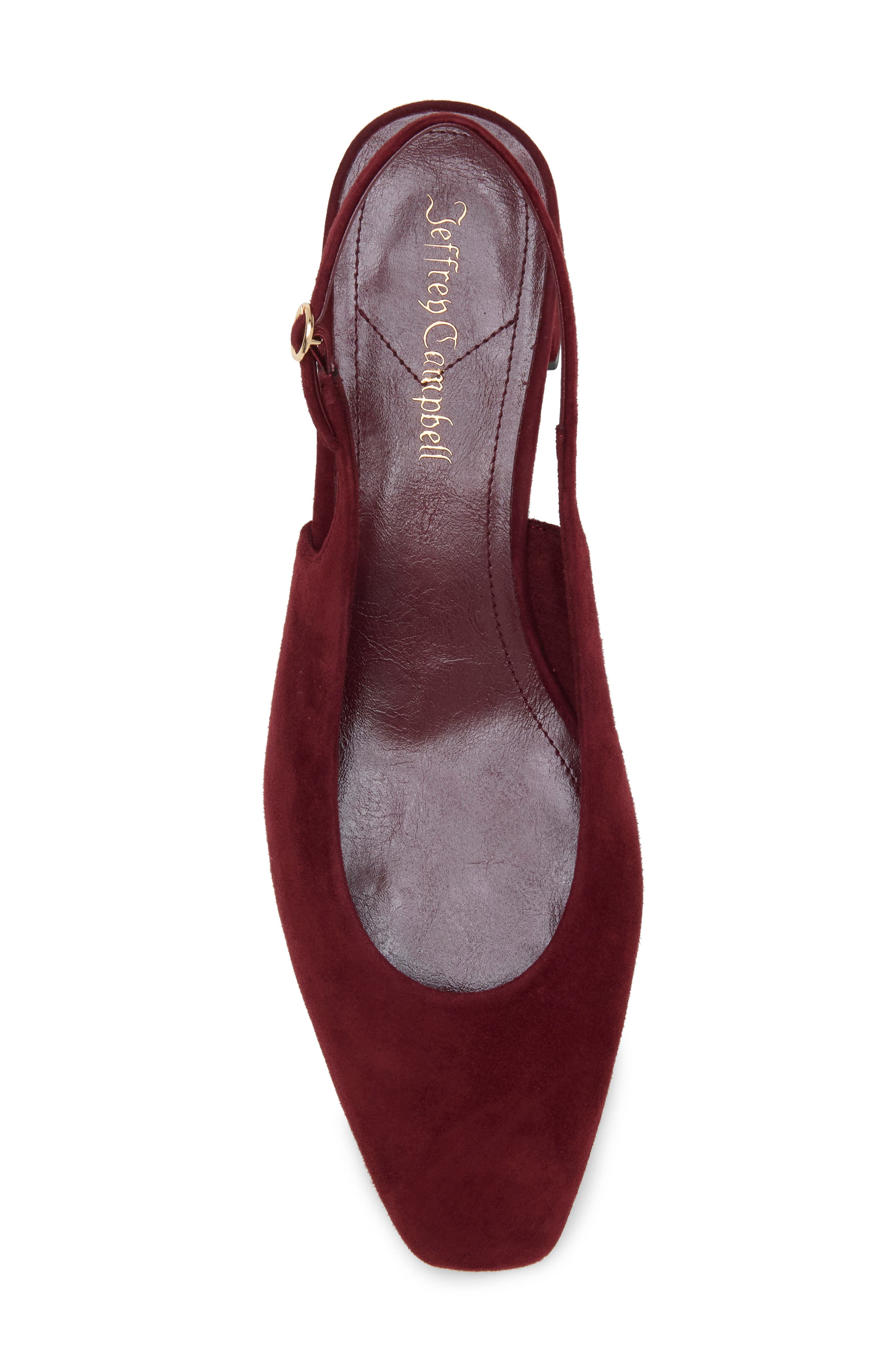 Laurie Leather Slingback Pump, Alternate, color, WINE SUEDE