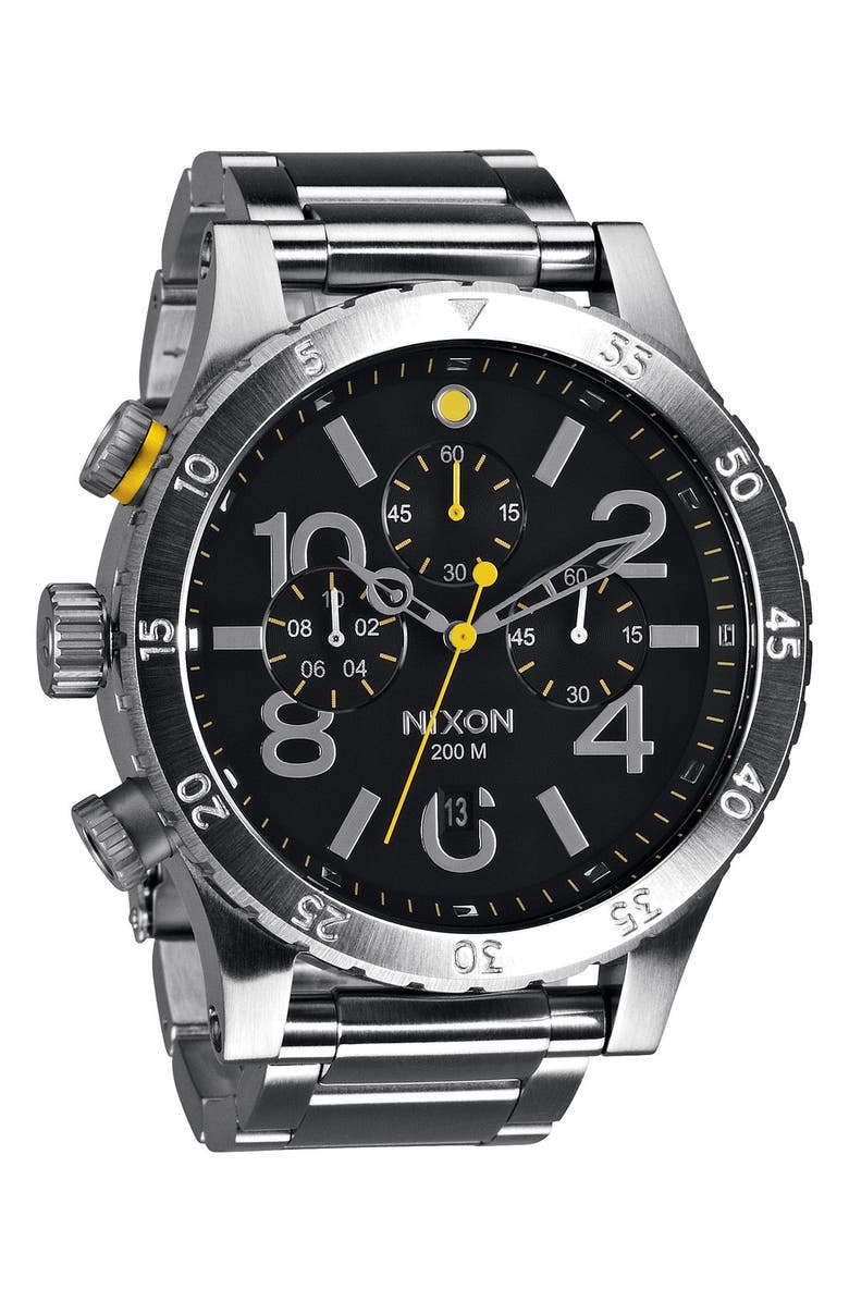 Nixon 'The 48-20' Chronograph Watch, 48mm, Main, color, 