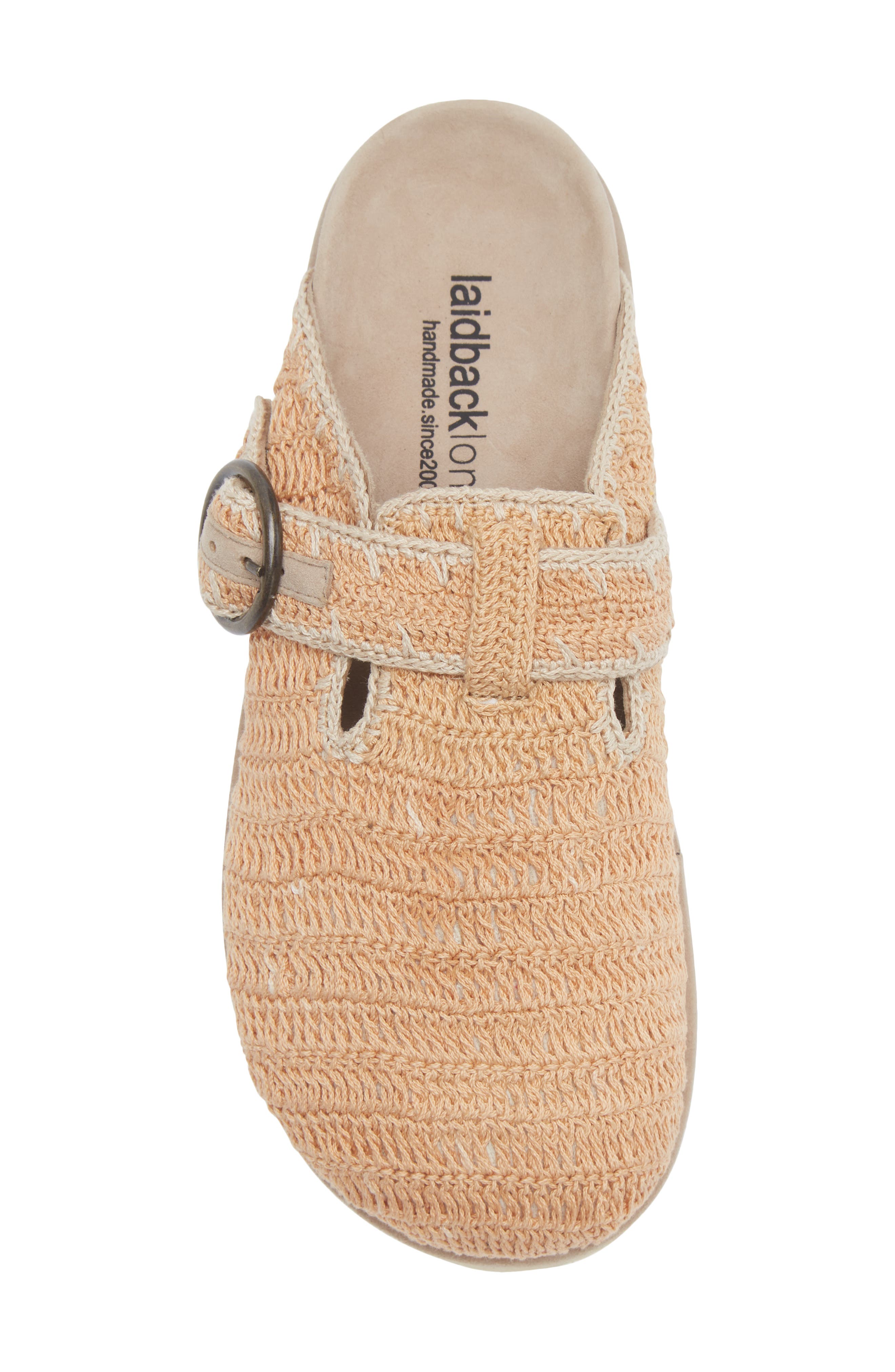 Drift Crochet Slide Sandal, Alternate, color, BEIGE / NATURAL